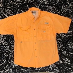 Columbia PFG Fishing Shirt Bonehead Small